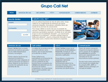 Tablet Screenshot of grupocallnet.com